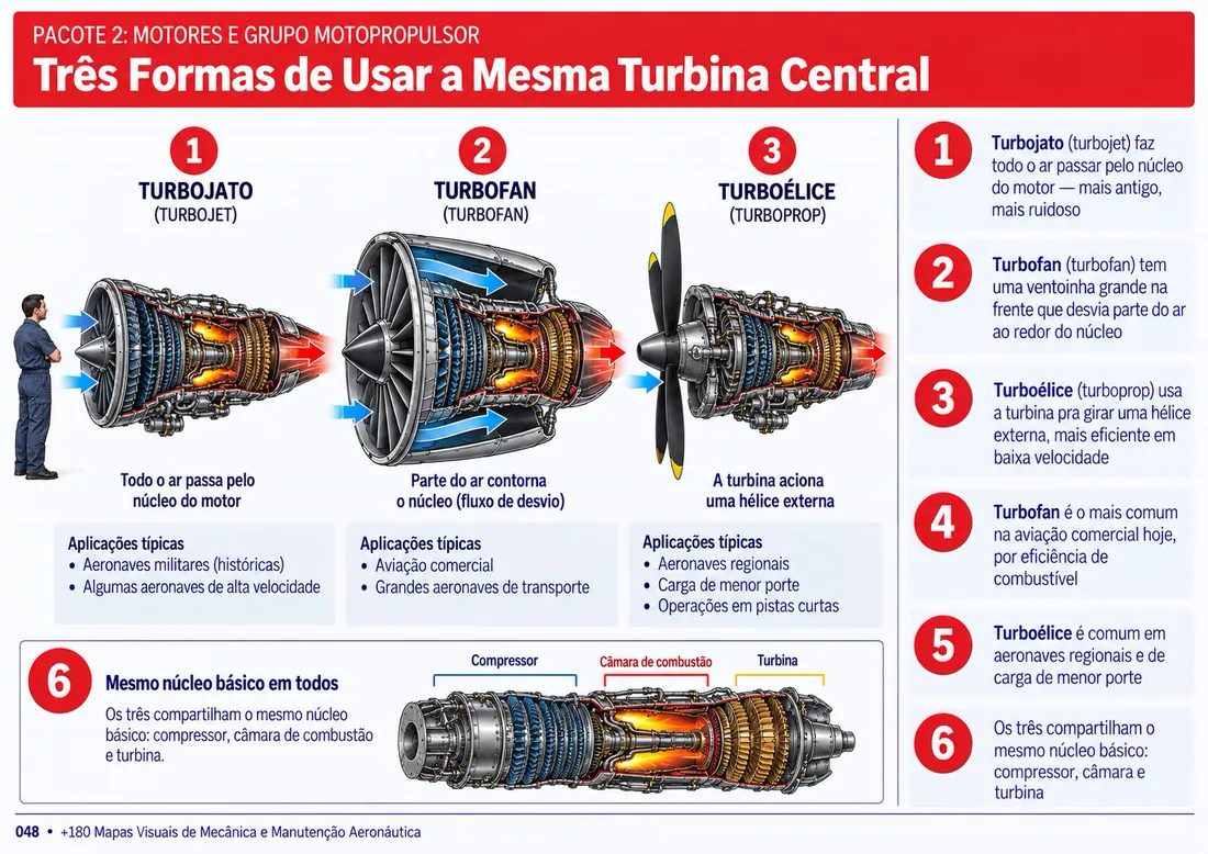 Mapa 048: Três Formas de Usar a Mesma Turbina Central