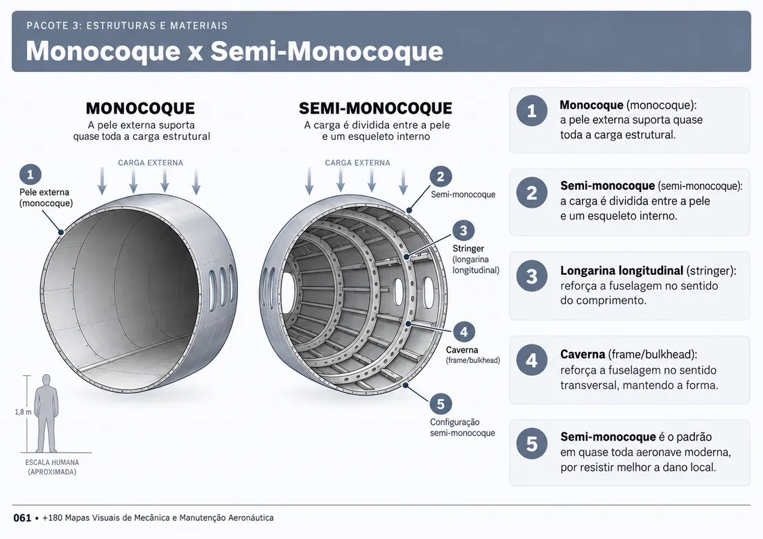 Mapa 061: Monocoque x Semi-Monocoque